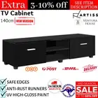 Artiss TV Cabinet Entertainment Unit Stand High Gloss Media Console Storage Rack