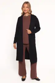 [PUP49] Venda Coatigan - Black S black