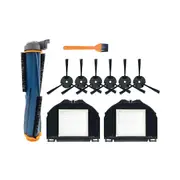 Vacuum Accessories Set for RV2310/RV2310AE 1 Main Brush+2 Hepa Filters+6 Side Brush+1 Cleaning Tool