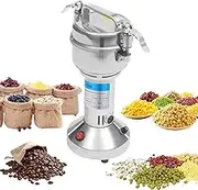 150g Electric Grain Grinder, 220V 850W Stainless Steel Grain Grinding Machine, 28000 RPM High Speed Commercial Multi-Function Grinder for Wheat Corn Rice