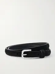 [TOTEME] TOTEME - Suede Belt - Black - 80 80 Black