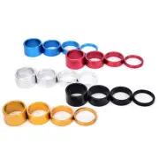 Adjustable Design 4pcs Bicycle Stem Washers Aluminum Alloy Front Fork Spacers