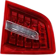 Car Rear LED Tail Light Turn Signal Brake Rear Lamp Compatible With Audi A6 C6 S6 Quattro RS6 Saloon Sedan 2009-2011 4F5945095J 4F5945096J(Inner Left Side)