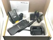 2 NEW Retevis NR30 Waterproof, Long Range, Noise Canceling, Two-way Radios 2 Pk