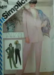 VTG Simplicity Original Pattern #6107 Loose Fitting Suit Size 16 Uncut