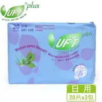 在飛比找momo購物網優惠-【UFT 優護體】草本香氛蝶翼衛生棉日用3包超值組(60片涼