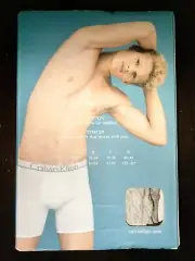 Calvin Klein ID Cotton Boxer Brief 8640 Men's Underwear Small White
