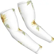 [FSCEV] Blossoming Sunflowe Sun Protection Arm Sleeves Outdoor Essentials Cooling Compression Golf Hiking Cycling