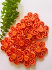 DIY Paper Quilling Flowers decorations hand made greeting cards craft lot 25