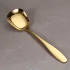 Square Head Stainless Steel Spoons Rice& Soup Spoons Large Spoons For Home