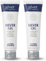 Silver Biotics Colloidal Nano SilverSol Ag?O? 20 ppm Healing & Soothing Gel | Gr