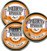 American Barber Deluxe Pomade 100ml trio Pack