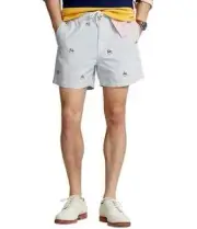 Polo Ralph Lauren Men’s SZ XL Classic Fit Prepster 5" Short White allover print