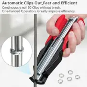 Hog Collar Pliers Kit Nail Spring Hog Collar Gun C-Clip Installation Equipment T