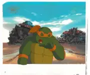Michelangelo of (TMNT) Turtles- Original Production Cel with MWS Seal