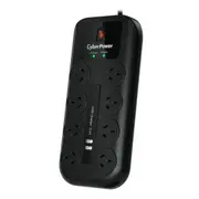 Cyberpower 8 Port Surge Suppressor Powerboard W/ USB Port