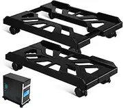 TEHAUX Extendable Computer Stand CPU Stand Casters Laptop Desk Desk Accessories Telescopic