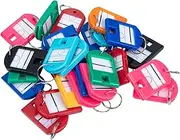 NUOBESTY 3sets Keychain Hooks Rings Blank Key Keychain Organizer Wall Mount Tags 25pcs*3