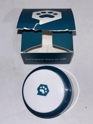 Fluent Pet Sound Button Lets Teach Them To Talk w/Box
