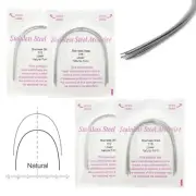 Dental Orthodontic Arch Wires Stainless Steel Round Natural arcos de ortodoncia