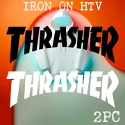 Thrasher Iron-On HTV – 4" Wide, 2-Piece Set