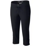 Mountain Hardwear Womens Black Yuma Hiking Capris L141319 Size 10 / 42