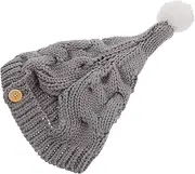[TEMPNAP] Chic Baby Knitted Hat Stylish Warm Hat for Photography for Boys and Girls Light Grey