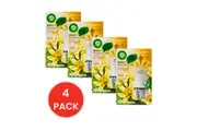 Air Wick 21ml Scented Oil Difuser And Refill Essential Oils Vanilla And Soft Cashmere (4x Pack)