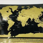 World Map United States Map Scratch Off Travel Learning Tool Travel Log