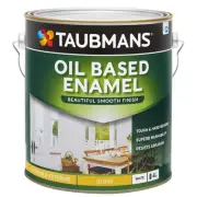 taubmans 4l gloss white oil based enamel