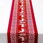 Christmas Table Flag Xmas Table Runner Tablecloth Dining Place Mat Party Decor