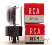 2 RCA 12D4 Damper Flyback Diode TV Audio Vacuum Tube Valve- Bangybang.tube