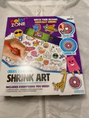 Color Zone Create Your Own Shrink Art 80231 Cake Snail Bee Fox Emojis Bugs New