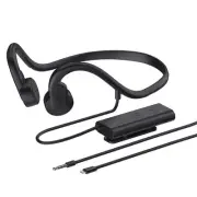 Wired Bone Conduction Bluetooth Headphones with 3.5Mm/Typec Wires,Open-Ear Bl...