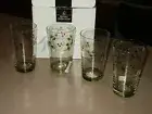 NEW Set of 4 ROYAL DOULTON Gooseberry Highball Glasses 5 5/8" Tall