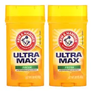 Arm & Hammer, UltraMax, Solid Antiperspirant Deodorant, Fresh, 2 Pack, 2.6 oz (73 g) Each