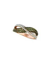 Le Vian Gladiator 14K Rose Gold 1.09 ct. tw. Diamond Half-Eternity Ring