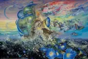 JOSEPHINE WALL ~ ANDROMEDA'S QUEST 24x36 FANTASY ART POSTER Fairy Fairies Faery