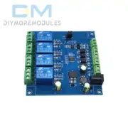 7-24V Modbus Rtu 1/2/4 Channels Relay Module Switch input output RS485/TTL UART