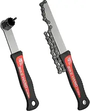 BIKEHAND Bicycle Bike Compatible with Shimano Cassette Turner Install Rotor Lockring Removal Chain Whip Tool Kit