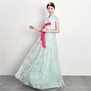 長裙韓服改良傳統古裝朝鮮短袖
