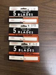 (3) Warner Tools 695 Big Blade Scraper Replacement Blades 4-Inch Pkg/5 USA NOS