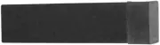 Door stop graphite black baseboard mounted inox dsix
