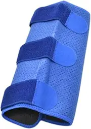Qianly Calf Support Brace Calf Brace for Torn Calf Muscle Shin Splint Neoprene Adjustable Calf Wrap for Men Women Workout Cycling, Blue 60x26cm