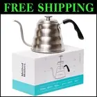 Multi-Stove Compatible 1.2L Gooseneck Kettle with Integrated Temperature Gauge
