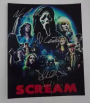 SCREAM CAST X3 signed Photo W/COA Courteney Cox, Neve Campbell, David Arquette