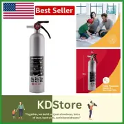 All-in-One Rechargeable Fire Extinguisher in Pewter - Ideal for Home and Marine