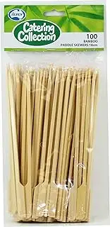 Alpen Bamboo Paddle Skewers (Pack of 100), 180 mm Length