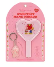 CELAVI STRAWBERRY SHORTCAKE SWEETEST HAND MIRROR W KEYCHAIN