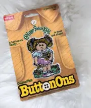 Vintage Collectible Button On Cabbage Patch Kids Accessory Character Playskool